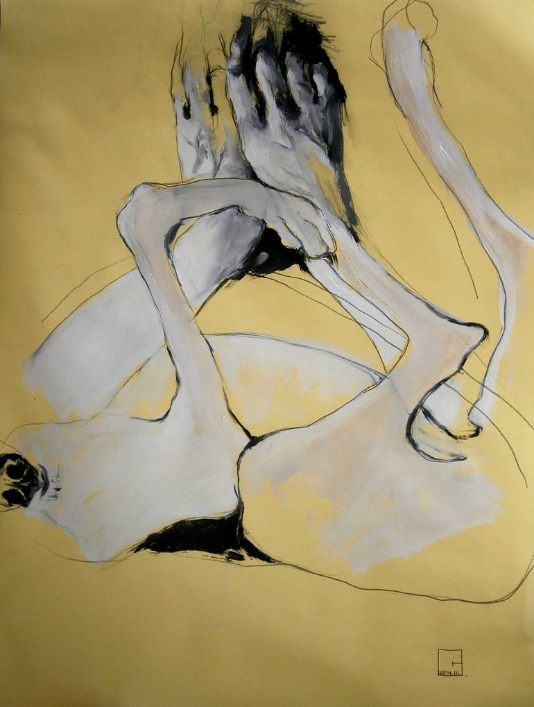 Original Expressionism Animal Paintings by Olga Gál