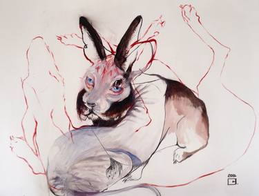 Original Surrealism Animal Paintings by Olga Gál