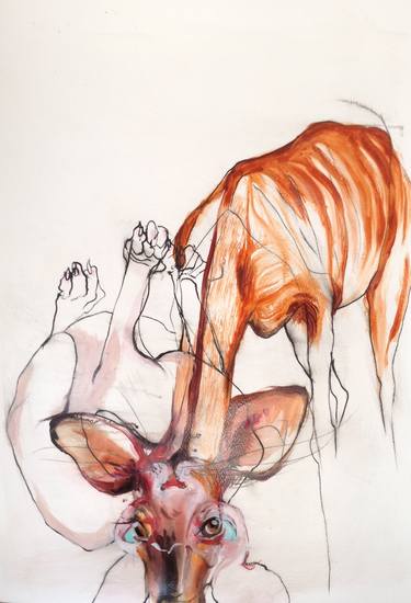 Original Conceptual Animal Paintings by Olga Gál