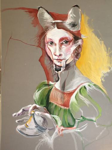 Lady with a fox thumb