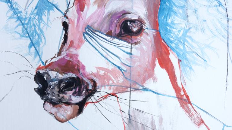 Original Illustration Animal Painting by Olga Gál