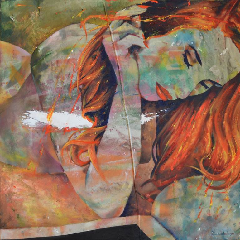 Original Dada Women Painting by Dmitry Buldakov