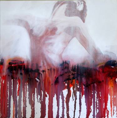 Original Abstract Nude Paintings by Reza Bigonah