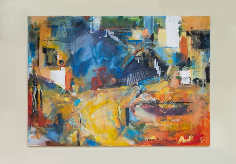 Original Abstract Expressionism Interiors Painting by Jackson Swaby