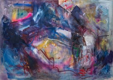 Original Abstract Expressionism Interiors Paintings by Jackson Swaby