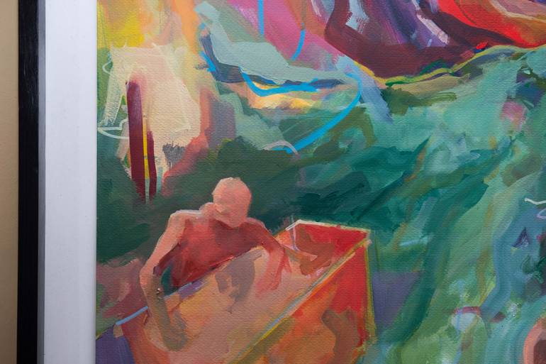Original Surrealism People Painting by Jackson Swaby