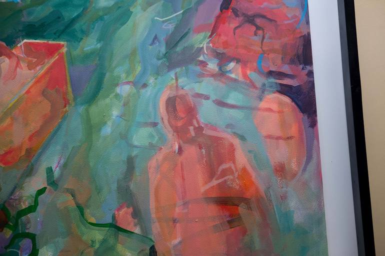 Original Surrealism People Painting by Jackson Swaby