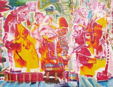 Print of Abstract Expressionism Cities Paintings by Almeria Bosio