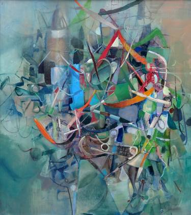 Original Abstract World Culture Paintings by Dominik Sartor