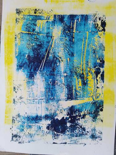 Original Abstract Printmaking by Ralf Wohlleben