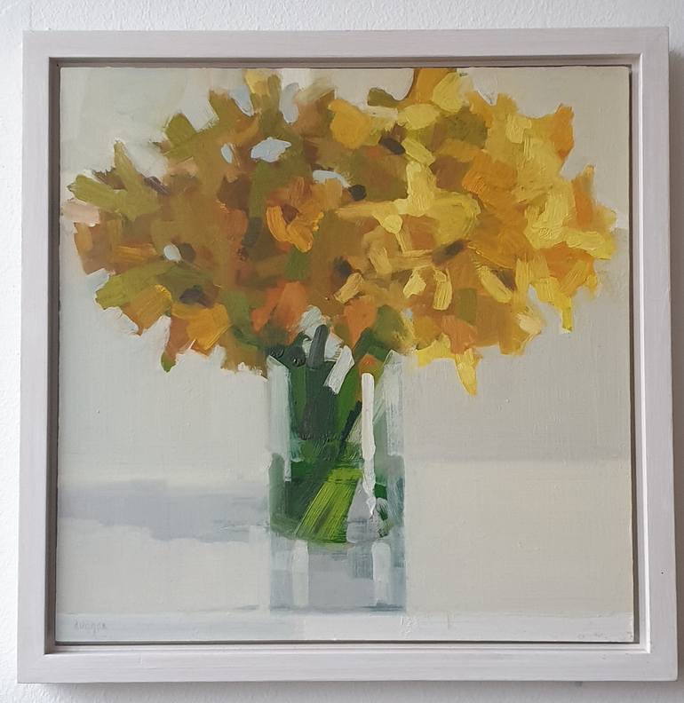 Original Contemporary Floral Painting by Bairbre Duggan