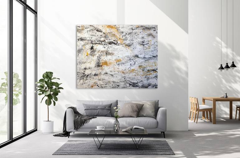 Original Abstract Expressionism Abstract Painting by Isabelle Pelletane