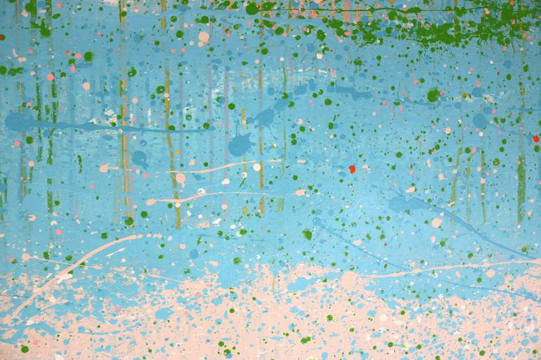 Original Abstract Expressionism Abstract Painting by Isabelle Pelletane