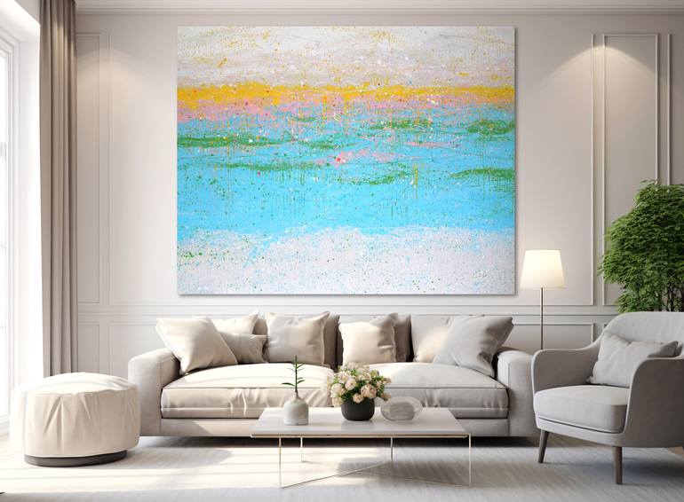 Original Abstract Expressionism Abstract Painting by Isabelle Pelletane