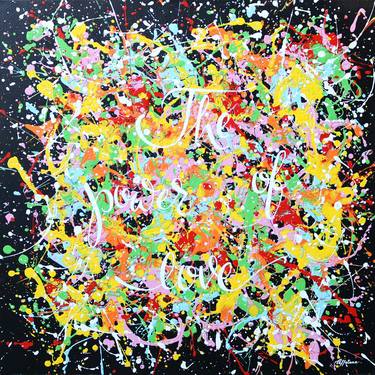 Original Abstract Love Paintings by Isabelle Pelletane