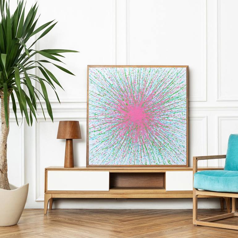 Original Abstract Expressionism Abstract Painting by Isabelle Pelletane