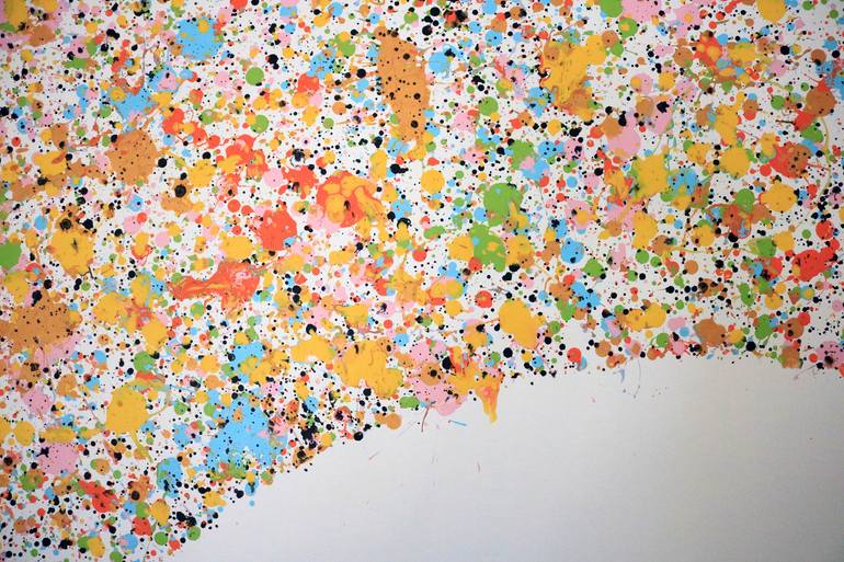 Original Abstract Expressionism Abstract Painting by Isabelle Pelletane