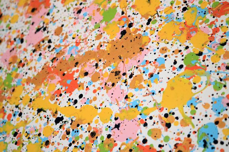 Original Abstract Expressionism Abstract Painting by Isabelle Pelletane