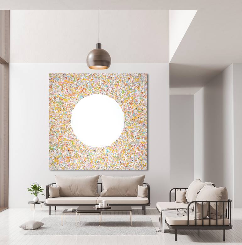 Original Abstract Expressionism Abstract Painting by Isabelle Pelletane