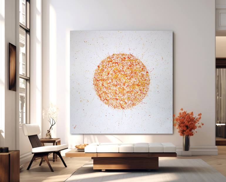 Original Abstract Expressionism Abstract Painting by Isabelle Pelletane