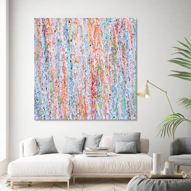 Original Abstract Expressionism Abstract Painting by Isabelle Pelletane