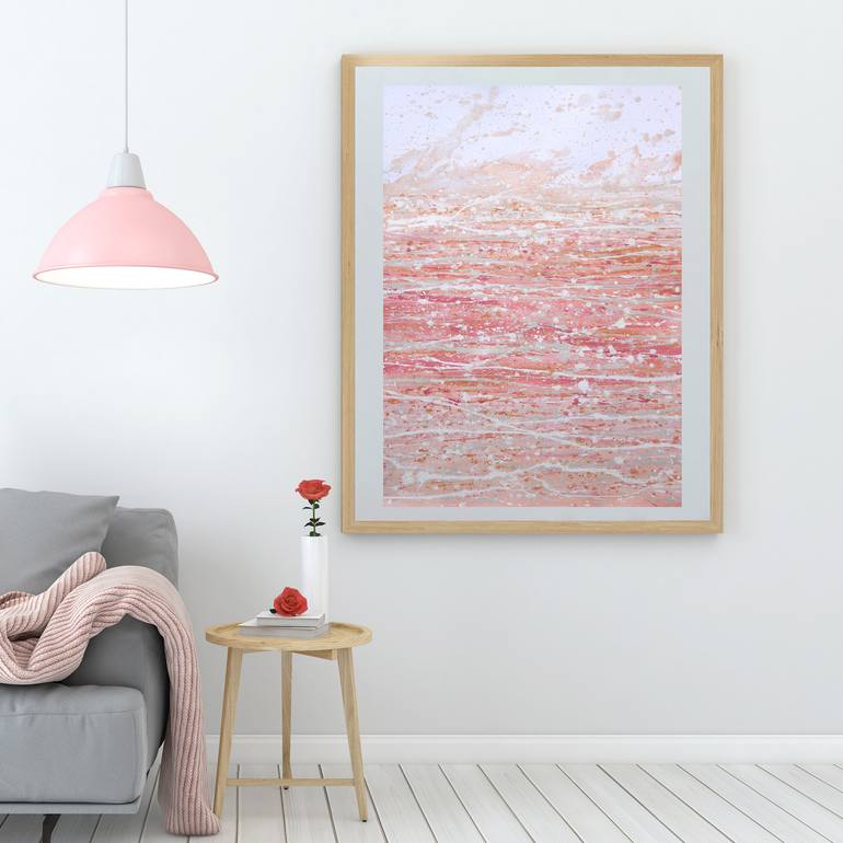 Original Abstract Expressionism Abstract Painting by Isabelle Pelletane