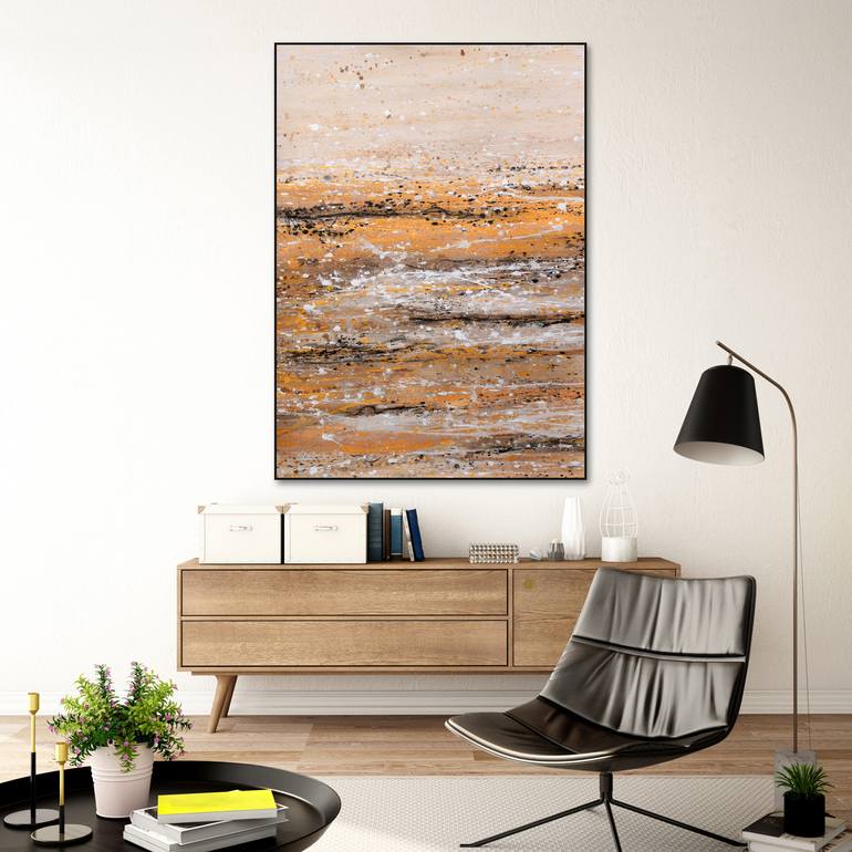 Original Abstract Expressionism Abstract Painting by Isabelle Pelletane