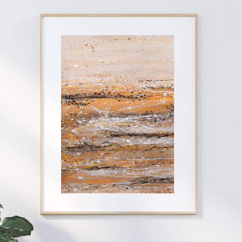 Original Abstract Expressionism Abstract Painting by Isabelle Pelletane