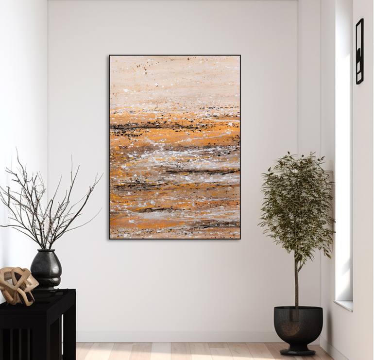 Original Abstract Expressionism Abstract Painting by Isabelle Pelletane