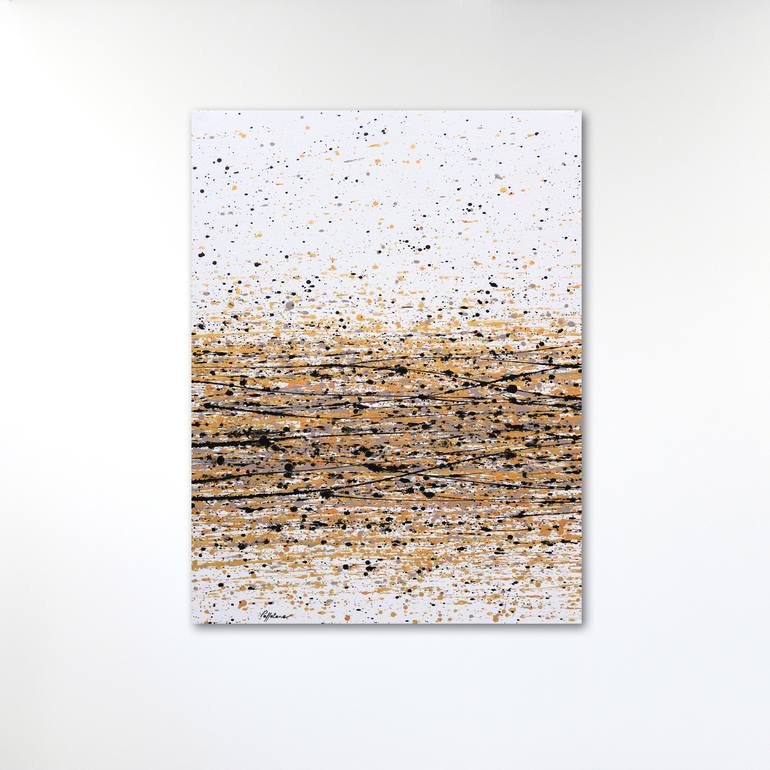 Original Abstract Expressionism Abstract Painting by Isabelle Pelletane