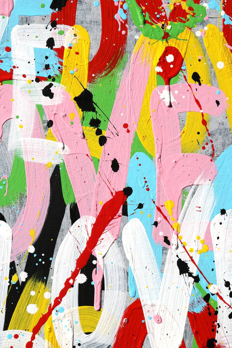 Original Abstract Expressionism Abstract Painting by Isabelle Pelletane