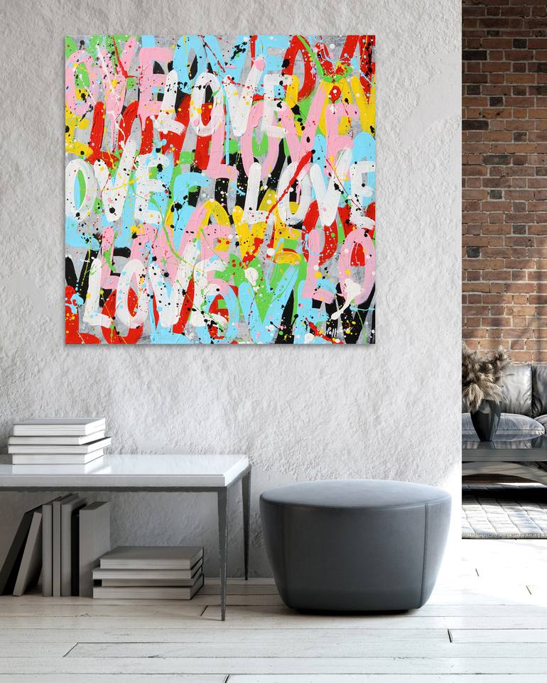 Original Abstract Expressionism Abstract Painting by Isabelle Pelletane