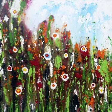 Original Abstract Expressionism Nature Paintings by Isabelle Pelletane