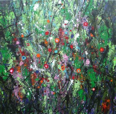 Original Abstract Expressionism Nature Paintings by Isabelle Pelletane