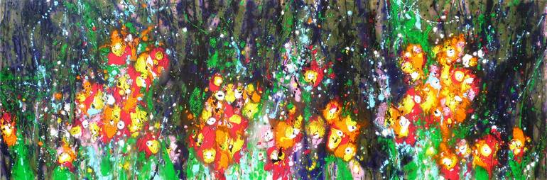 Original Abstract Nature Painting by Isabelle Pelletane