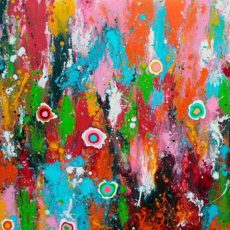 Original Abstract Expressionism Abstract Painting by Isabelle Pelletane