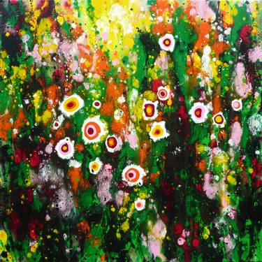 Print of Abstract Garden Paintings by Isabelle Pelletane
