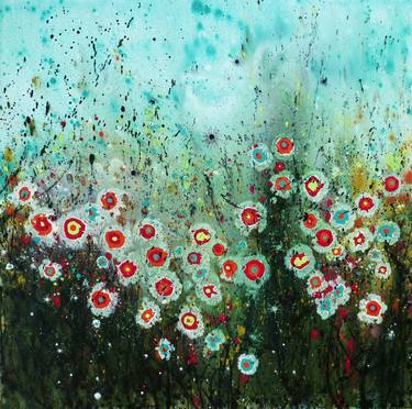 Print of Abstract Garden Paintings by Isabelle Pelletane