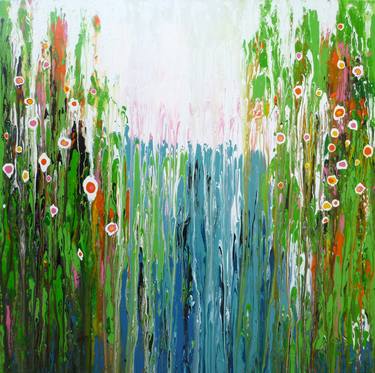 Original Abstract Landscape Paintings by Isabelle Pelletane
