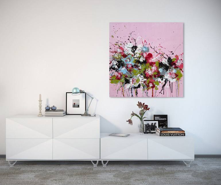 Original Street Art Abstract Painting by Isabelle Pelletane