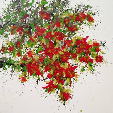 Original Abstract Nature Paintings by Isabelle Pelletane