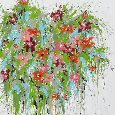Print of Abstract Floral Paintings by Isabelle Pelletane