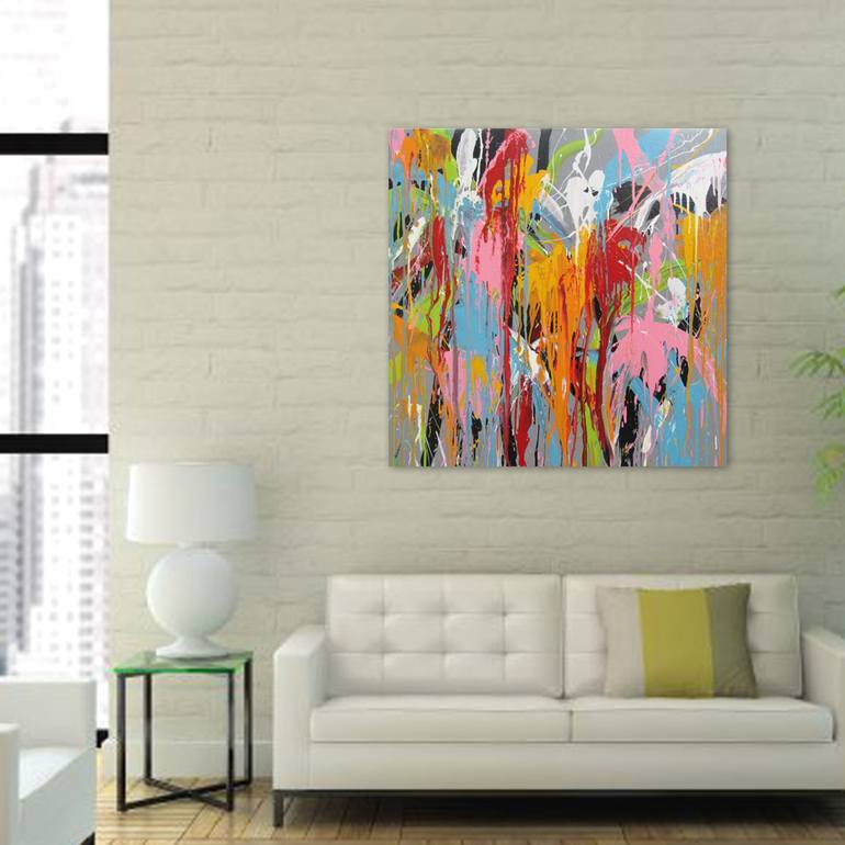 Original Expressionism Abstract Painting by Isabelle Pelletane