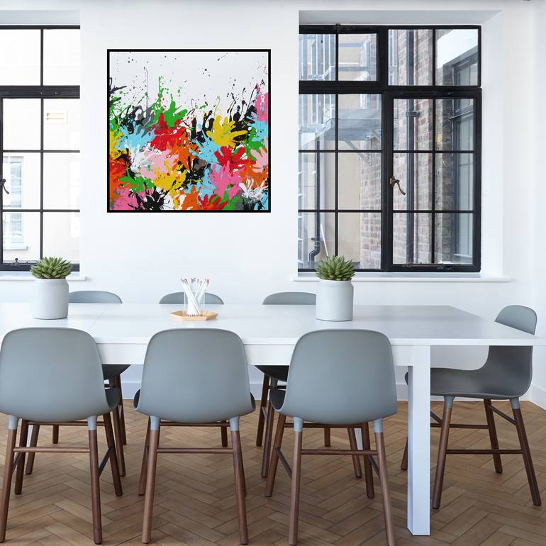 Original Abstract Expressionism Abstract Painting by Isabelle Pelletane