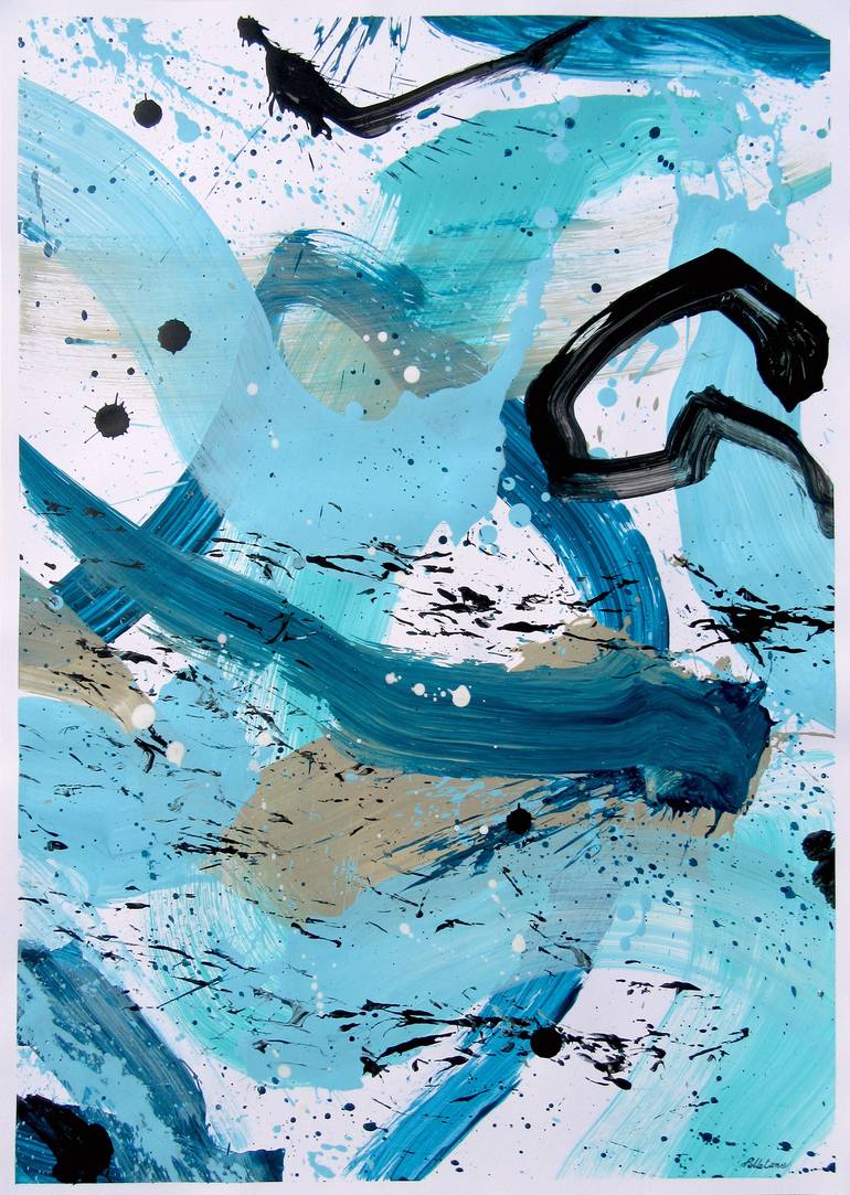 Original Abstract Painting by Isabelle Pelletane