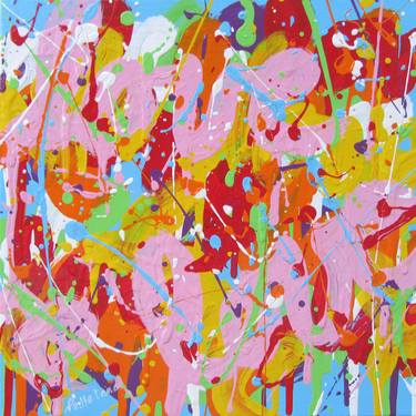 Original Abstract Expressionism Abstract Paintings by Isabelle Pelletane