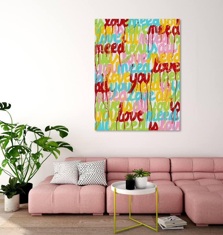 Need Love Painting by Isabelle Pelletane | Saatchi Art