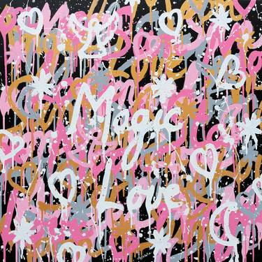 Print of Abstract Graffiti Paintings by Isabelle Pelletane