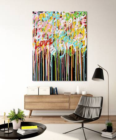 Original Abstract Expressionism Abstract Paintings by Isabelle Pelletane