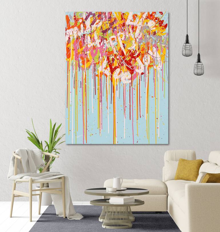 Original Abstract Expressionism Abstract Painting by Isabelle Pelletane